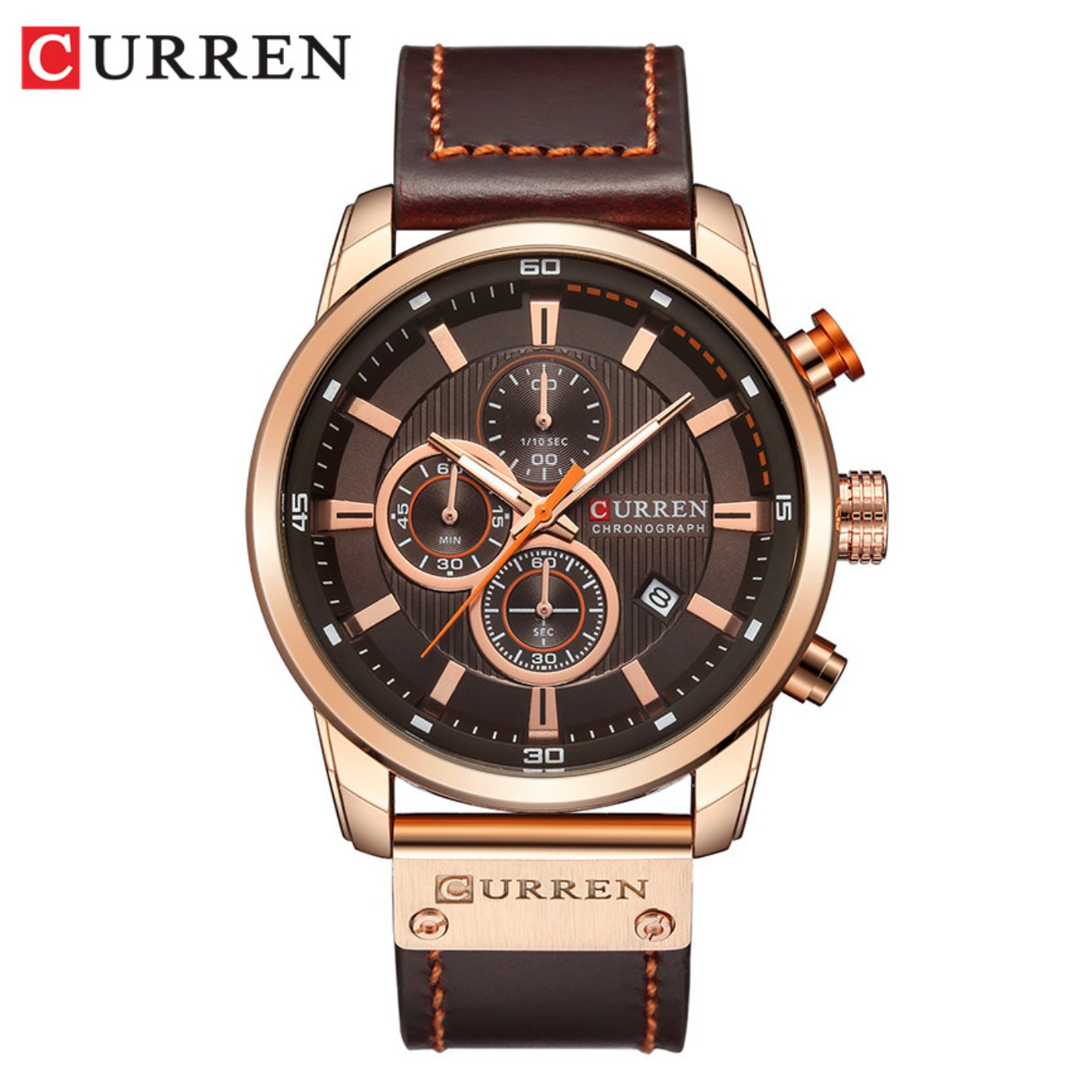 Luxury Watch Brand - CURREN Jam Tangan Pria Kuarsa Tanggal