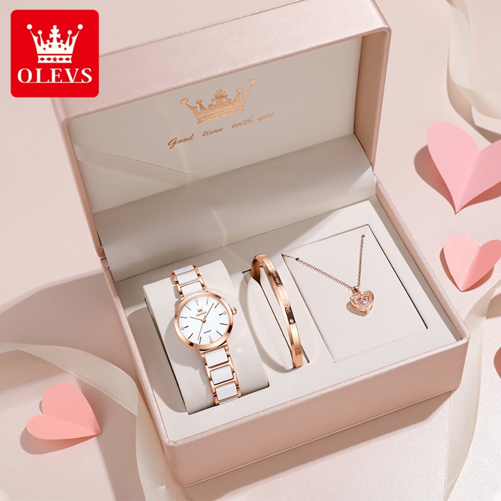 Luxury Watch Brand - Jam Tangan Wanita OLEVS 5877 Mewah