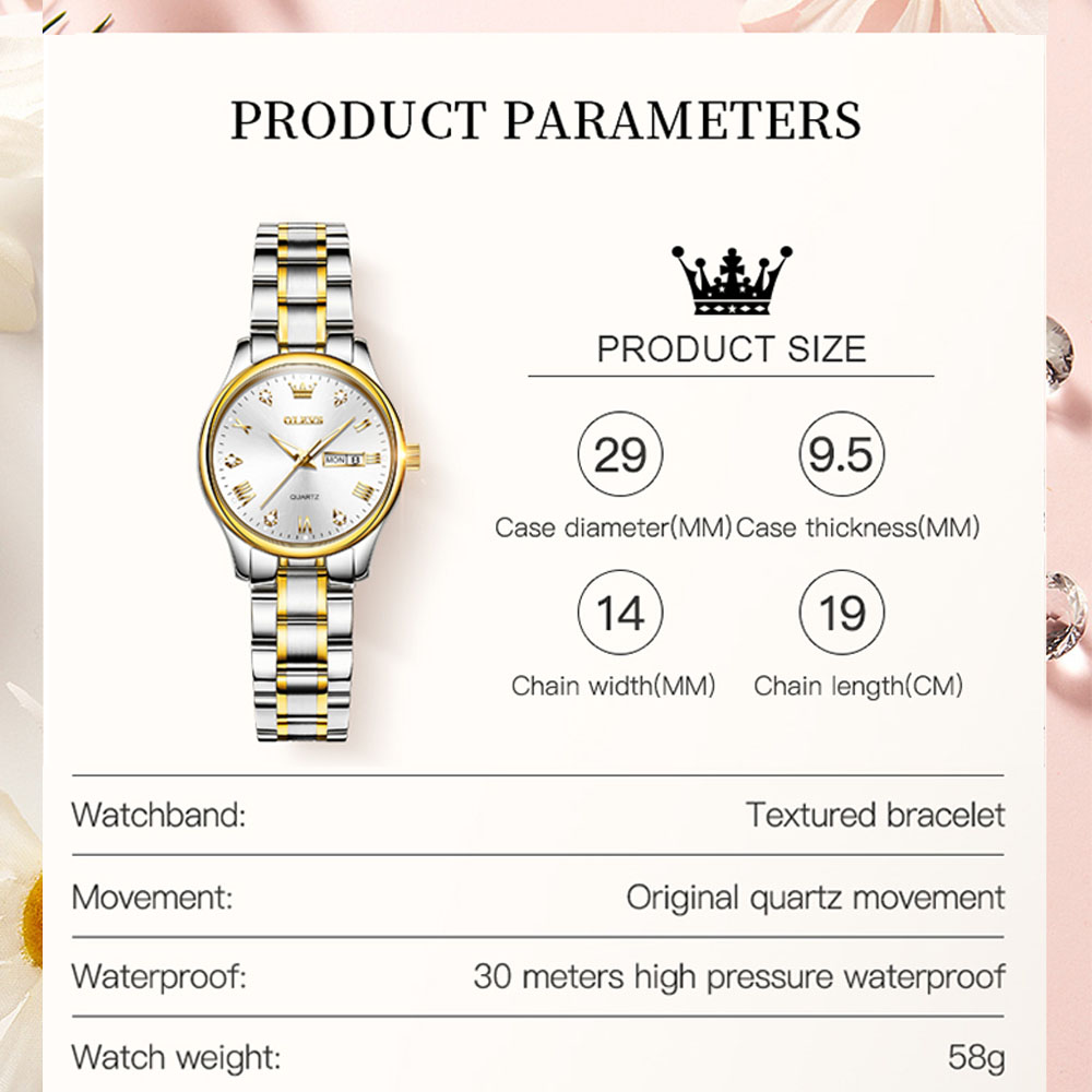 OLEVS jam tangan wanita merek  - Luxury Watch Index ulasan dan harga