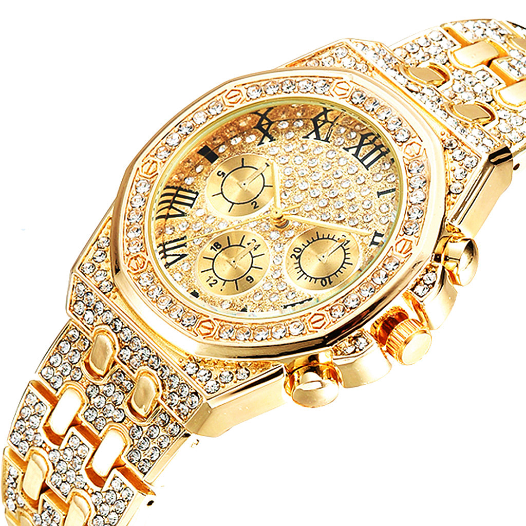 Set Perhiasan Pria Kalung+Jam  - Luxury Watch Miami ulasan dan harga