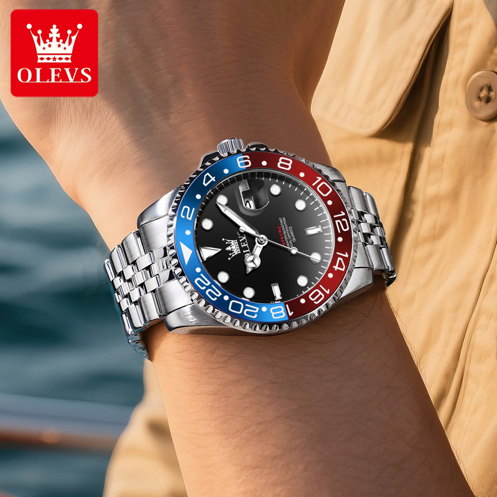 Jam Tangan Pria OLEVS 5657 Ori - Luxury Watch Brand ulasan dan harga