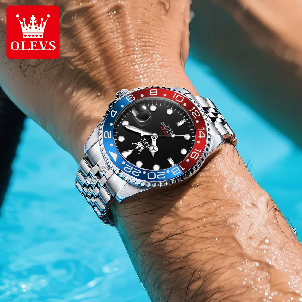 Jam Tangan Pria OLEVS 5657 Ori - Luxury Watch Brand ulasan dan harga