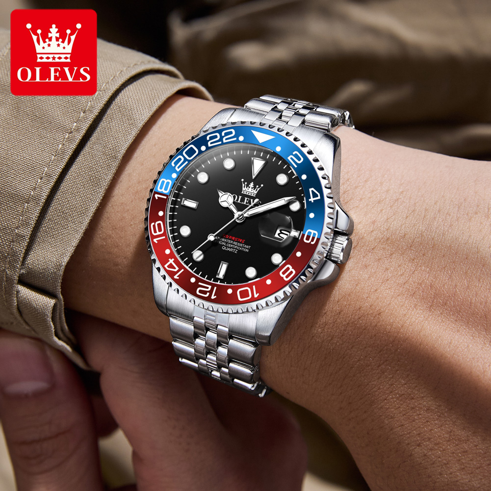 Jam Tangan Pria OLEVS 5657 Ori - Luxury Watch Brand ulasan dan harga
