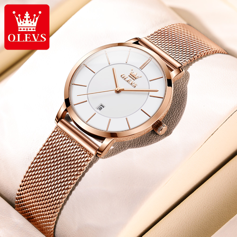 OLEVS Jam Tangan Wanita 5869 J - Luxury Watch Brand ulasan dan harga