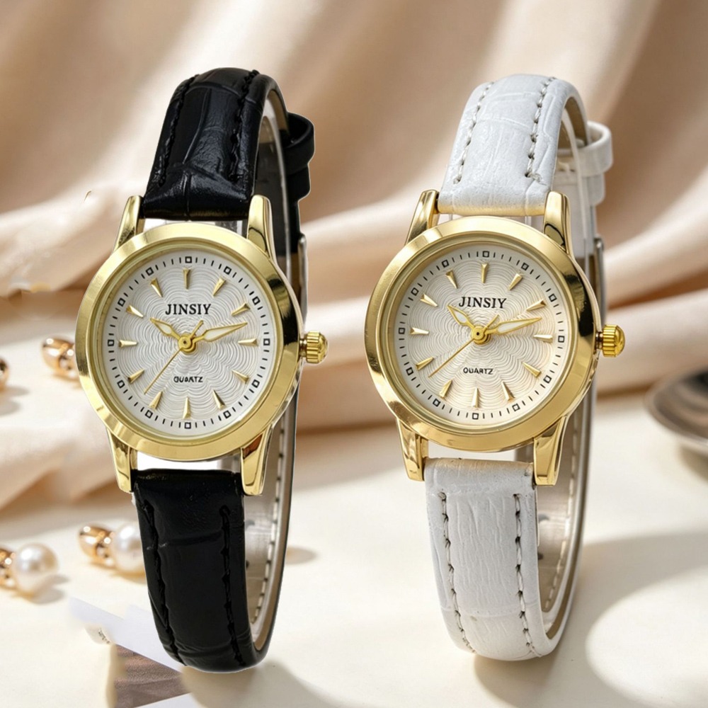 Jam Tangan Quartz Tali Kulit F - Luxury Watch With Leather Strap ulasan dan harga