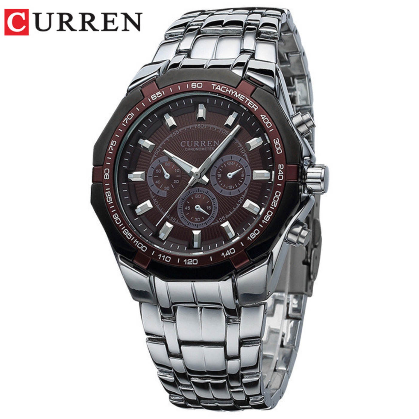 CURREN Jam Tangan Pria Olahrag - Luxury Watch Brand ulasan dan harga