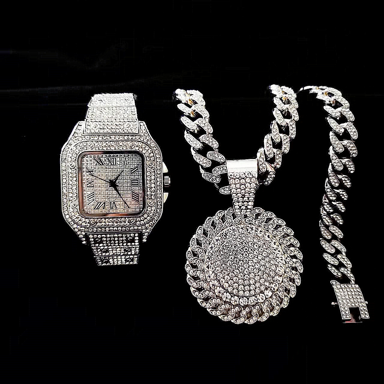 2 Buah Jam Tangan Iced Out Kal - Luxury Watch Miami ulasan dan harga