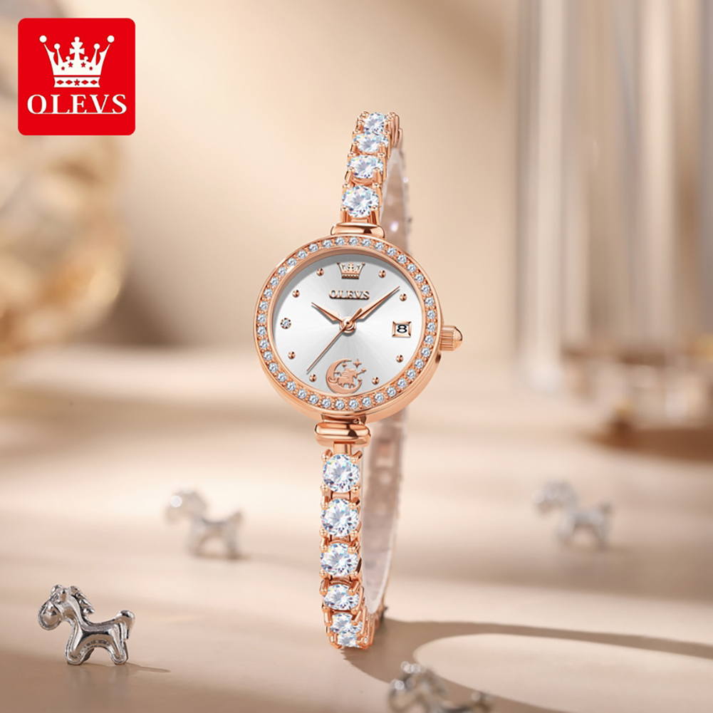 Jam Tangan Wanita OLEVS 2998 A - Luxury Watch Brand ulasan dan harga