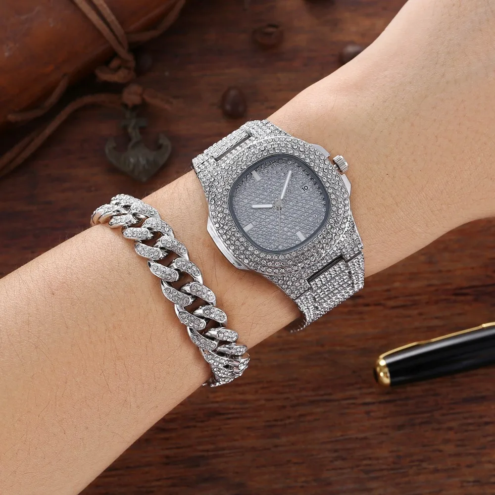 Set Jam Tangan & Gelang Warna  - Luxury Watch Miami ulasan dan harga