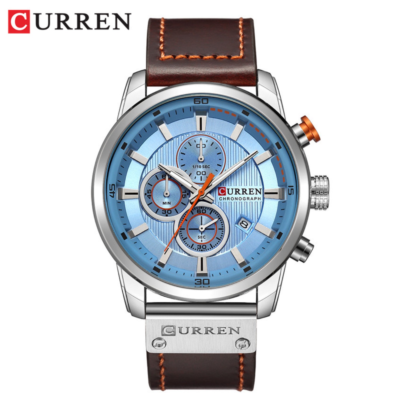 CURREN Jam Tangan Pria Kuarsa  - Luxury Watch Brand ulasan dan harga