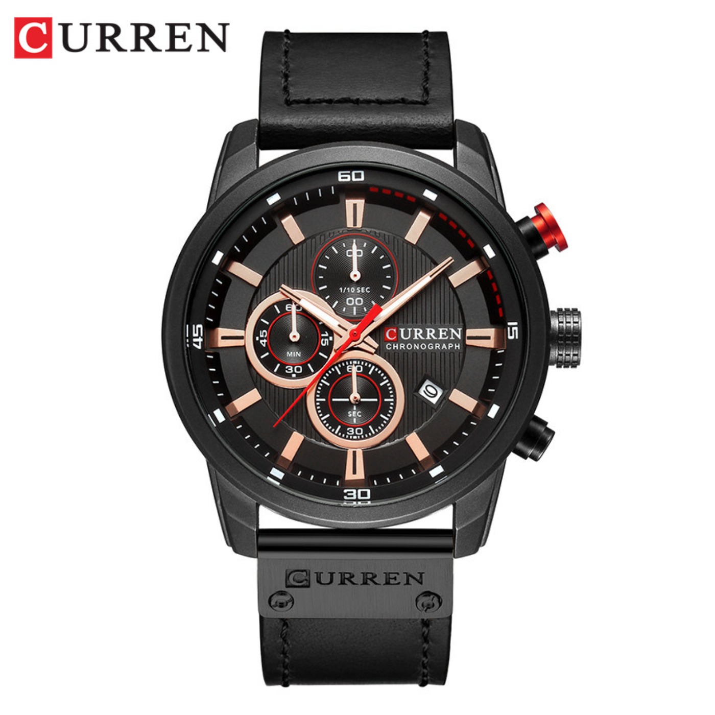 CURREN Jam Tangan Pria Kuarsa  - Luxury Watch Brand ulasan dan harga