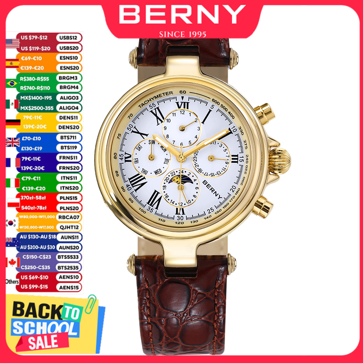 BERNY Jam Tangan Pria Otomatis - Seiko Watch Prospex ulasan dan harga