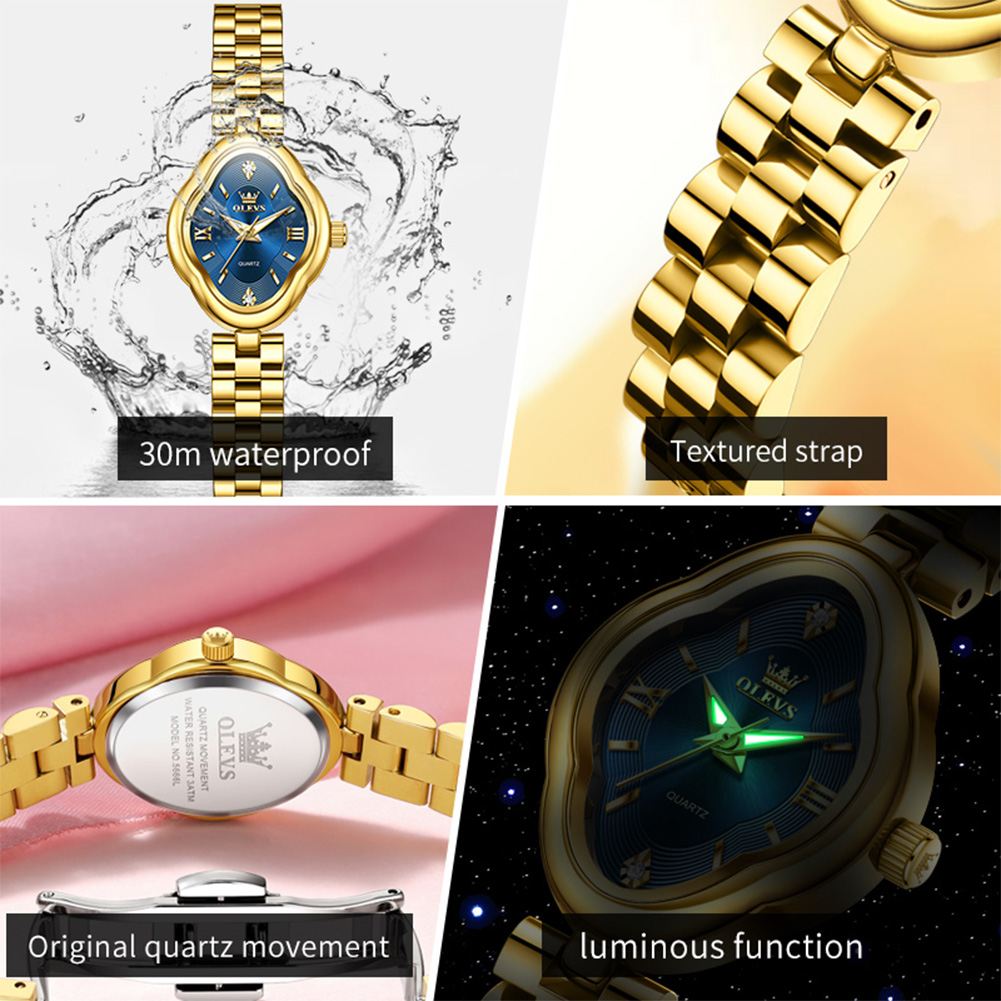 OLEVS Jam Tangan Kuarsa Wanita - Luxury Watch Index ulasan dan harga