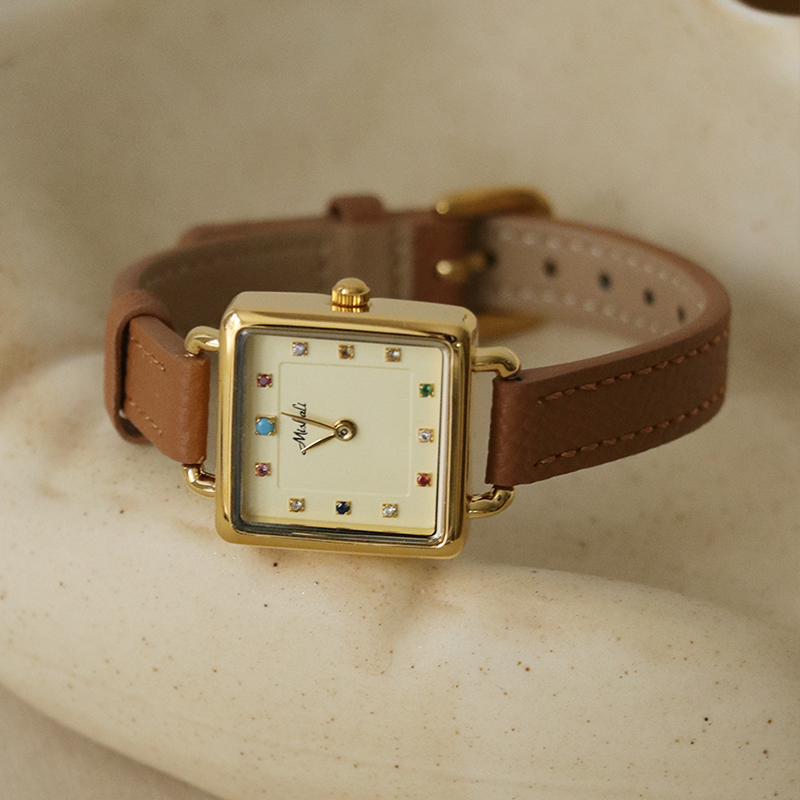 Jam Tangan Wanita Asli, Gaya P - Luxury Watch With Leather Strap ulasan dan harga