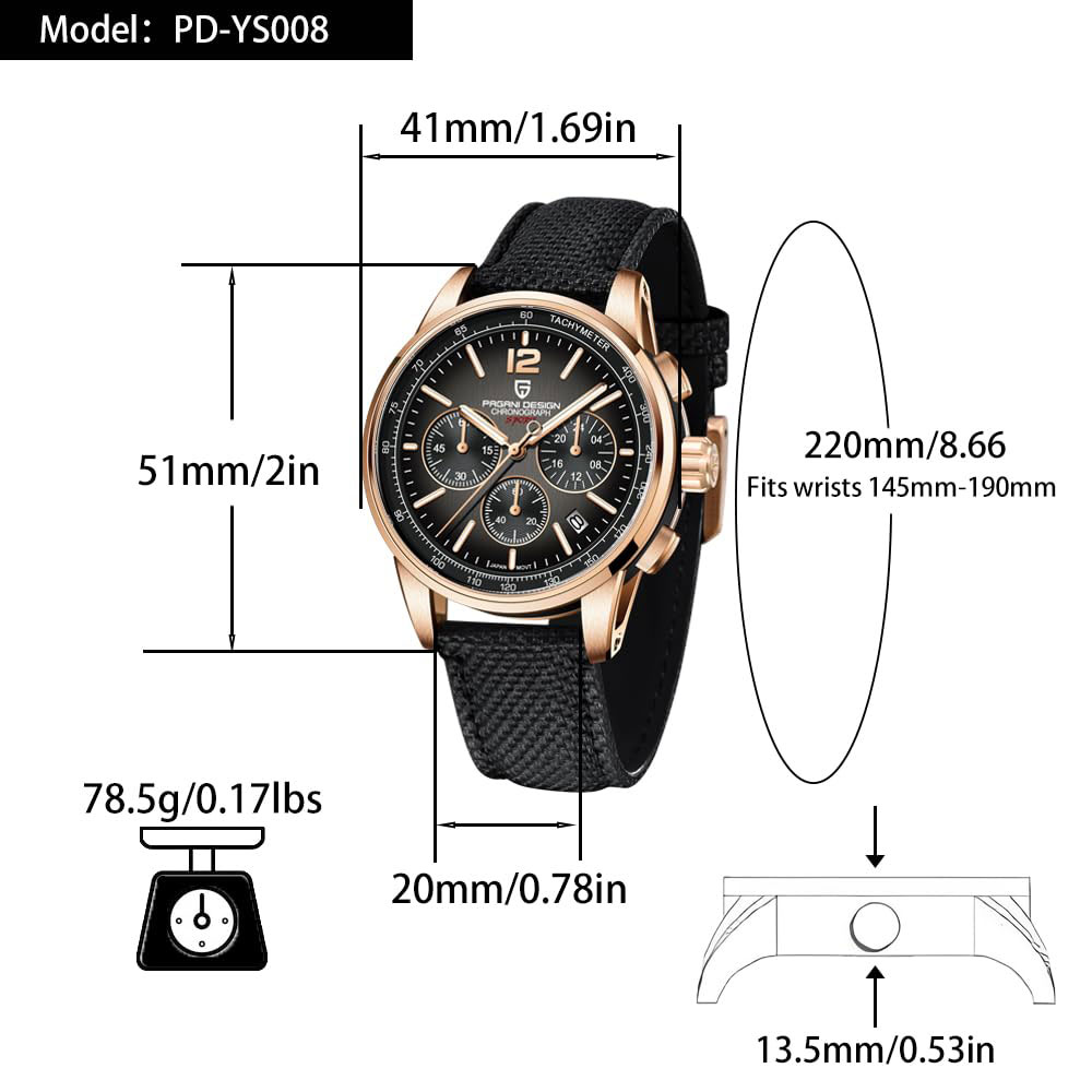 PAGANI DESIGN Jam Tangan Pria  - Luxury Watch Index ulasan dan harga