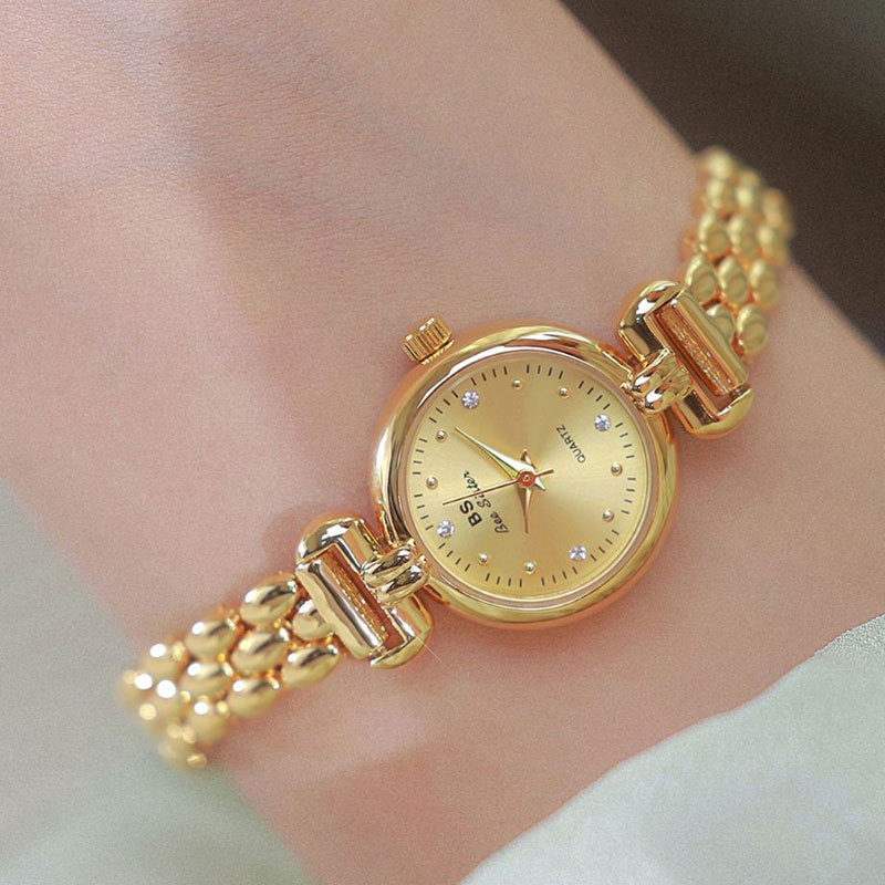 Jam tangan wanita gelang perak - Luxury Watch With Leather Strap ulasan dan harga