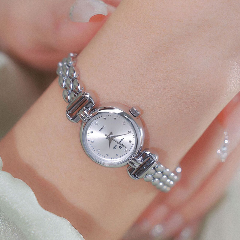 Jam tangan wanita gelang perak - Luxury Watch With Leather Strap ulasan dan harga