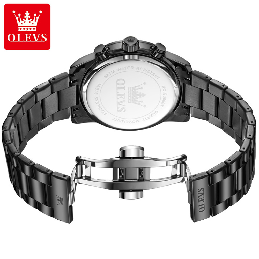 OLEVS Jam Tangan Pria Fashion  - Luxury Watch Brand ulasan dan harga