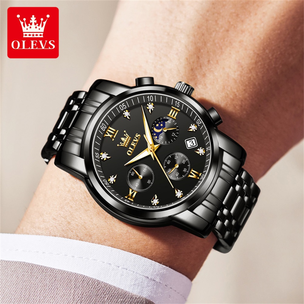OLEVS Jam Tangan Pria Populer  - Luxury Watch Index ulasan dan harga