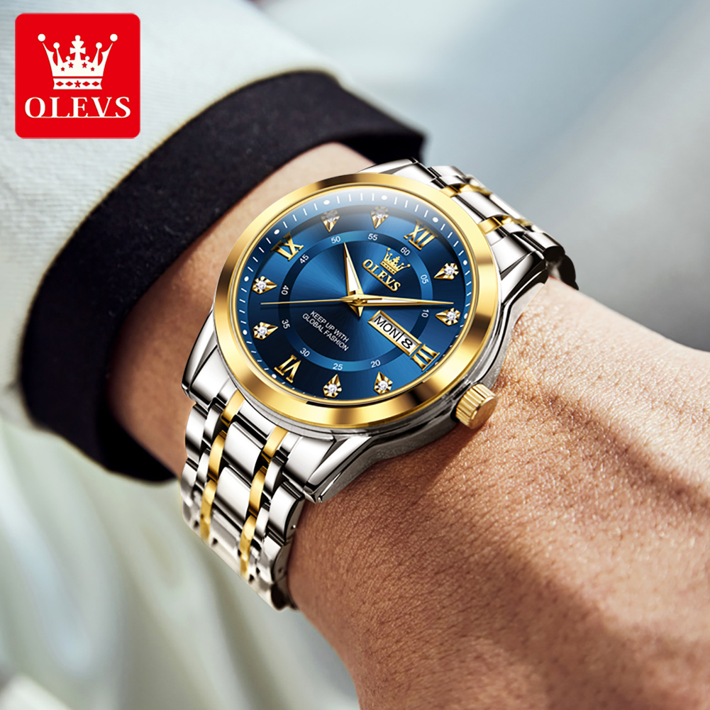 OLEVS Jam Tangan Pria Modis Be - Luxury Watch Brand ulasan dan harga