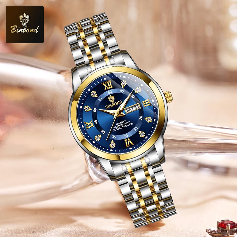 BINBOND B7169 Jam Tangan Wanit - Luxury Watch Index ulasan dan harga
