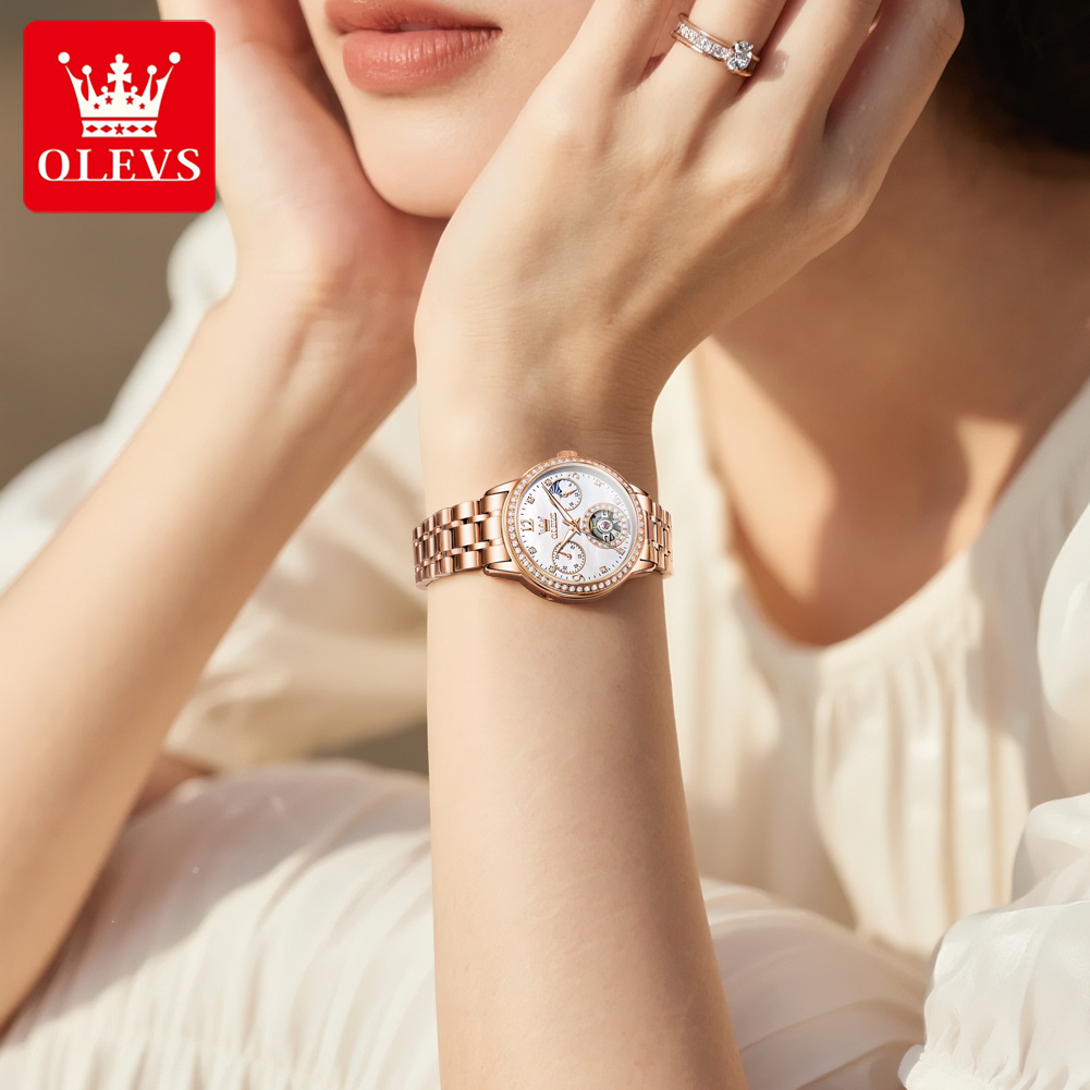 OLEVS Jam Tangan Wanita Jam Ta - Luxury Watch Brand ulasan dan harga