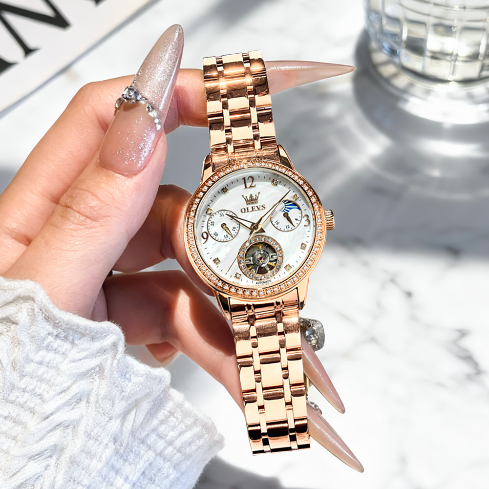 OLEVS Jam Tangan Wanita Jam Ta - Luxury Watch Brand ulasan dan harga