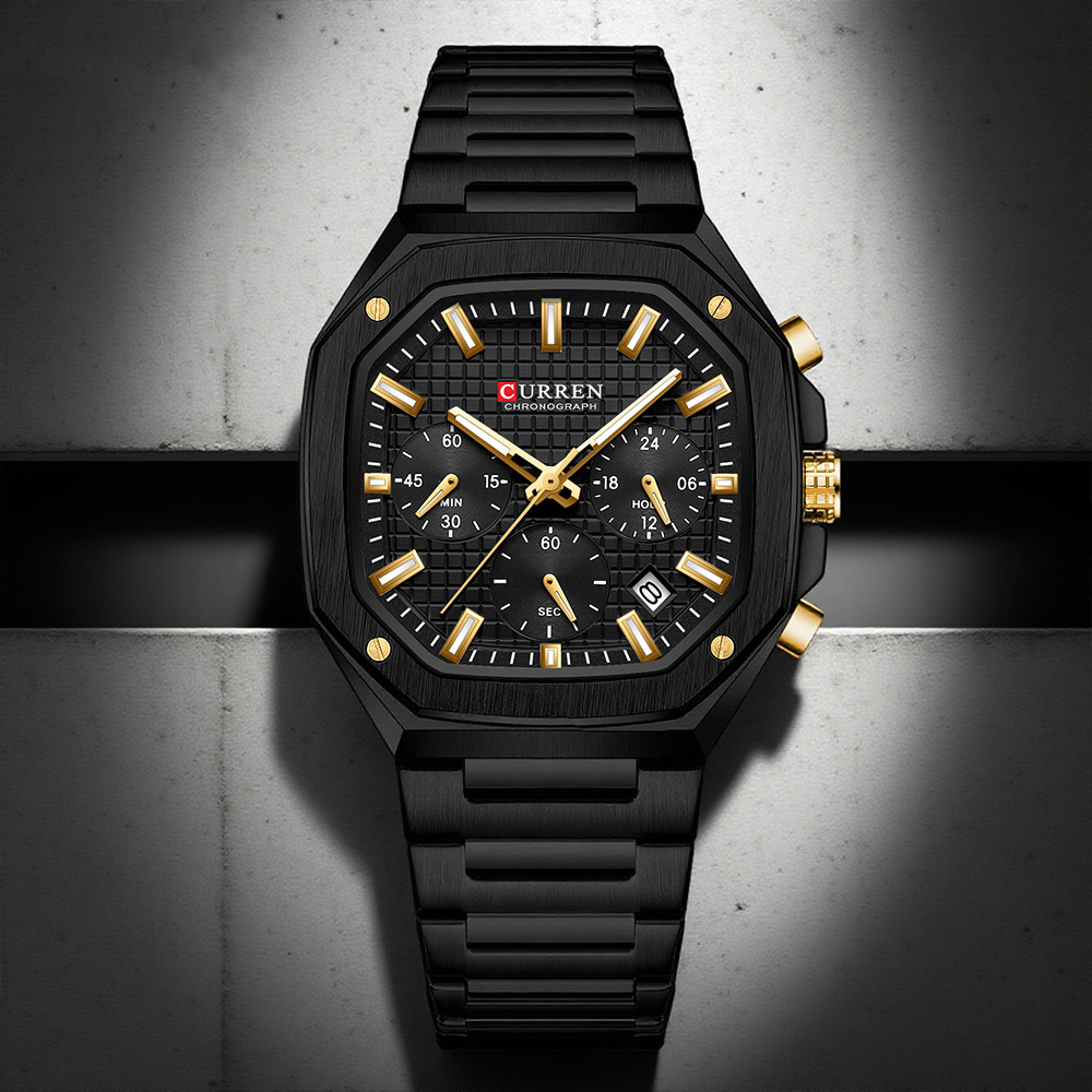 CURREN Jam Tangan Chrono Perse - Luxury Watch For Men ulasan dan harga